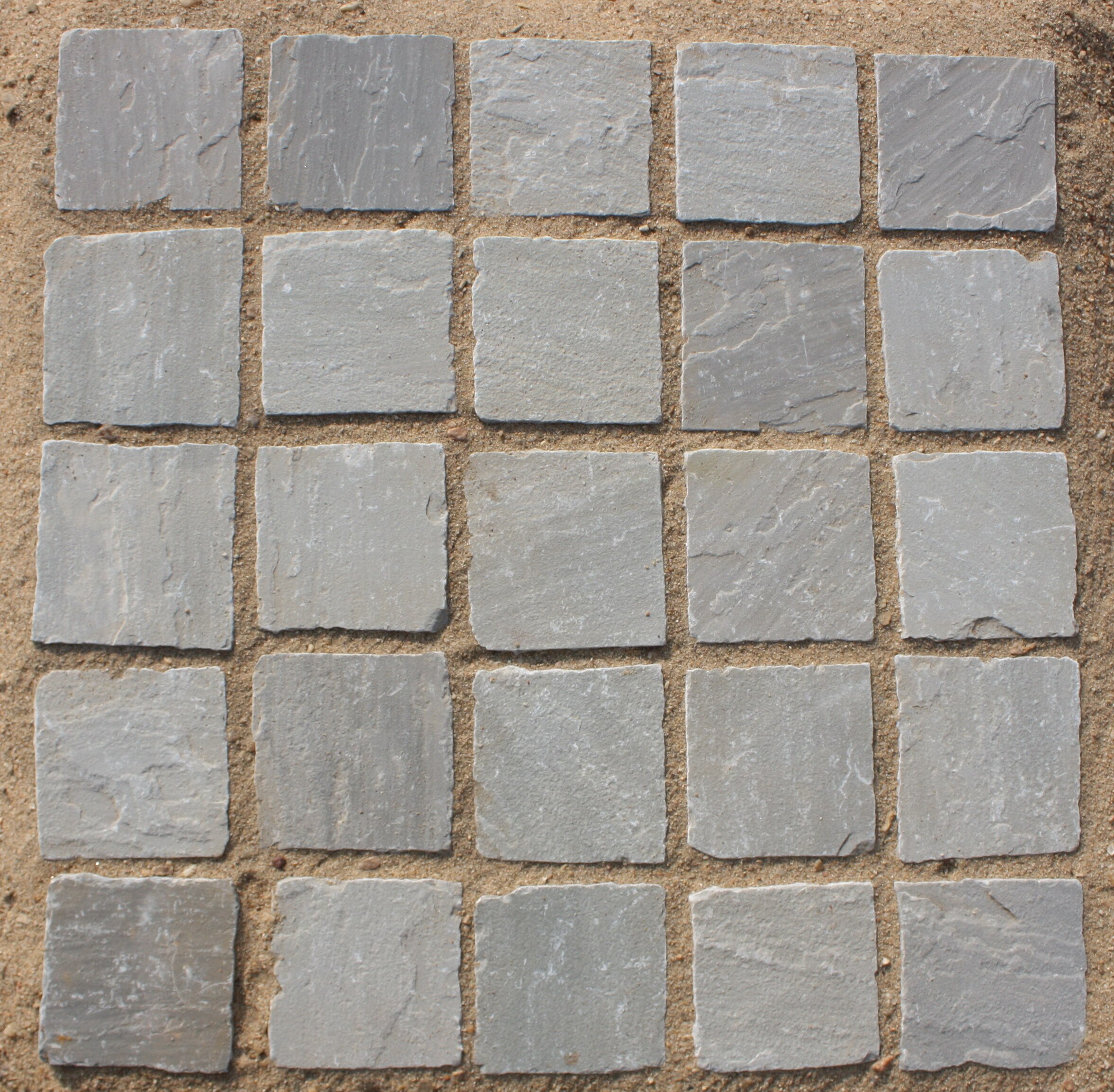 Rough Textured HandCut Kandla Grey Cobble Stone