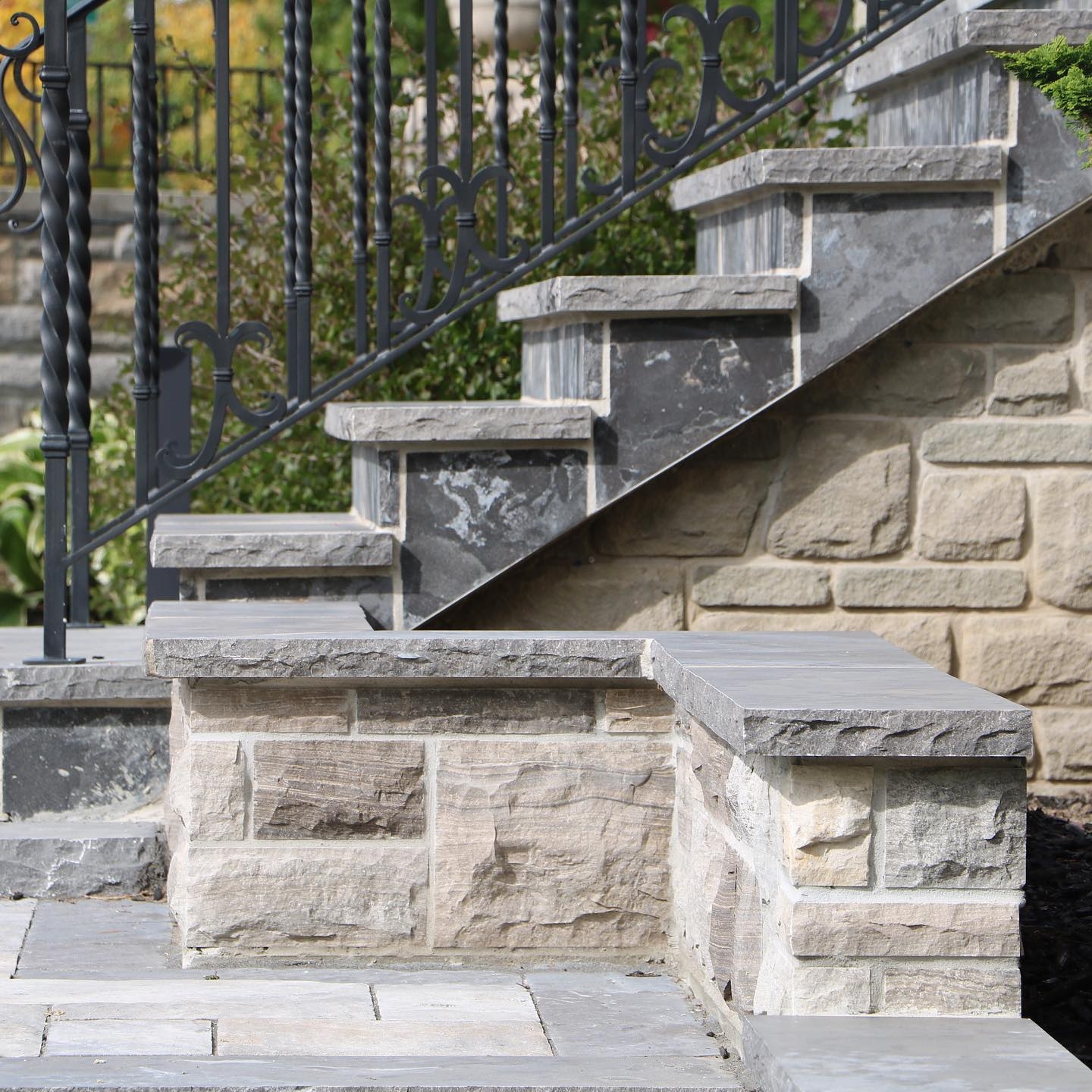 Buy Latest Natural Stone Staircase Design Ideas in India from | Stone State
