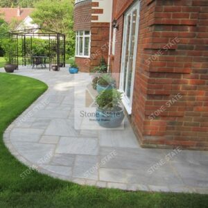 Kandla Grey Sandstone Natural Textured Handcut Edge Outdoor Flooring