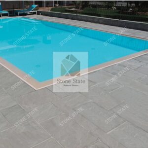 Kandla Grey Sandstone Natural Textured Multi Size Pool Deck Flooring