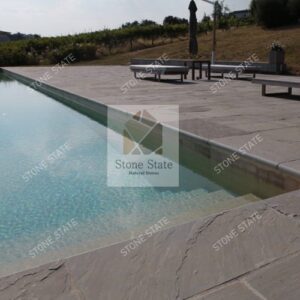 Kandla Grey Sandstone Natural Textured Pool Deck Flooring