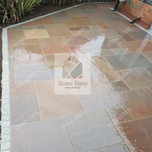 Autumn Brown Sandstone Natural Textured Multi Size Outdoor Flooring