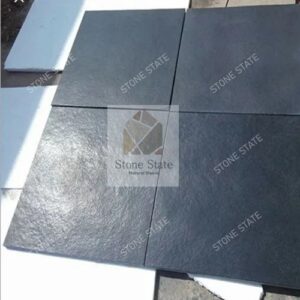 Kadapa Black Stone Leather Finish Tile