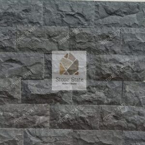Basalt Black Stone Rockface Brick Cladding