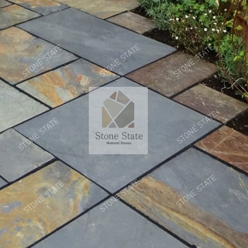 Black Multi Rustic Natural Slate Stone - Image 7