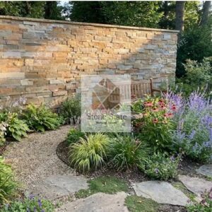 Buff Sandstone Mosaic Wall Cladding