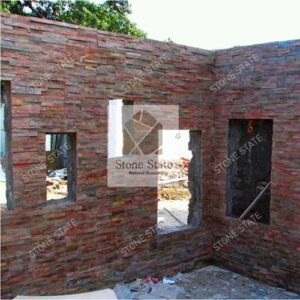 Copper Quartzite Natural Stone Exterior Wall Cladding Panel