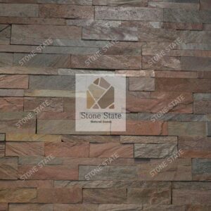 Copper Quartzite Natural Stone Wall Cladding Panel