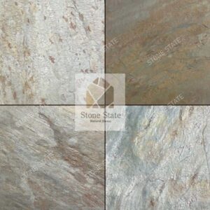 D Green Natural Quartzite Stone