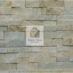 Himachal Green Quartzite Stone Mosaic Wall Cladding