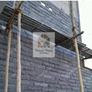 Kadappa Black Rock Face Lime Stone Cladding