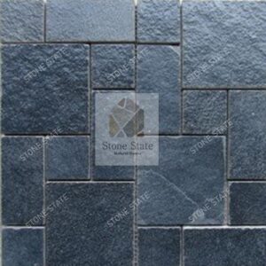 Kadappa Black Natural Textured Surface Multi Size Lime Stone Paving