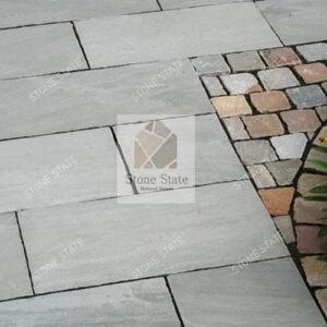 Kandla Grey Natural Textured Surface Handcut Edge Kandla Grey Outdoor Paving Stone
