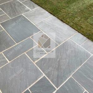 Kandla Grey Sandstone Natural Textured Multi Size Outdoor Garden Walkway Flooring Stone