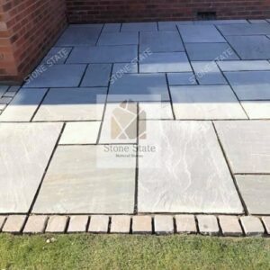 Kandla Grey Sandstone Natural Textured Surface Garden Flooring Stone