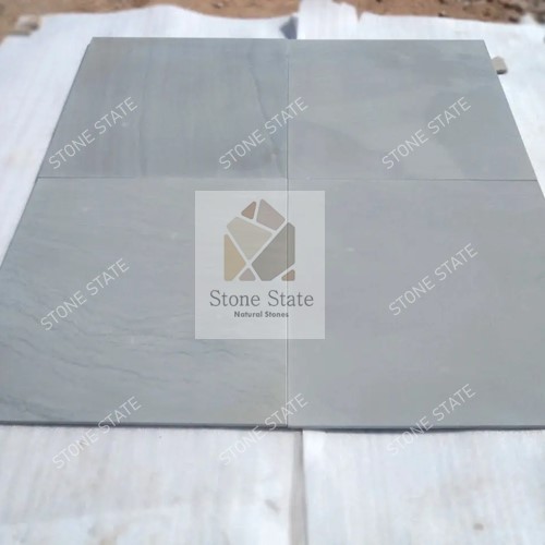 Kharera Grey Sandstone Rough Textured Surface Finish Machine Cut Edge - Image 3