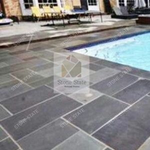 Lime Black Kadapp Stone Pool Deck Flooring