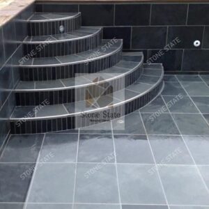 Lime Black Kadappa Stone Natural Textured Exterior Flooring