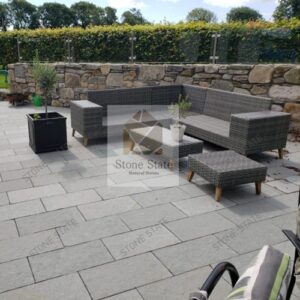 Lime Grey Natural Stone Outdoor Sitting Flooring