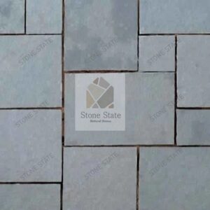 Lime Grey Natural Textured Multi Size Stone Paving