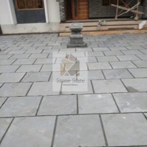 Lime Grey Natural Textured Stone Outdoor Flooring