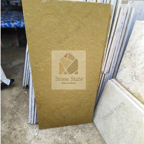 Lime Yellow Natural Rough Finish Stone - Image 4