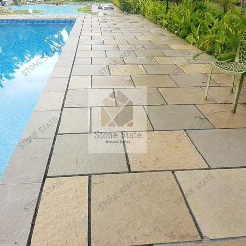 Lime Yellow Natural Rough Finish Stone - Image 6