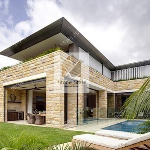 Mint Multi Sandstone Rockface Brick Wall Cladding - Image 2