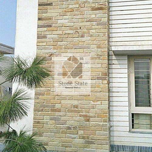 Mint Multi Sandstone Rockface Brick Wall Cladding - Image 4