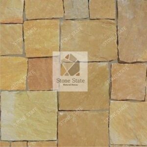 Mint Yellow Natural Sandstone Castle Stone Wall Cladding