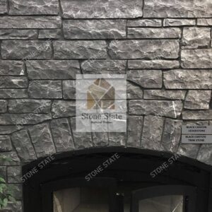 Monsoon Black Sandstone Ledge Wall Cladding