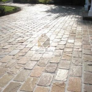 Multi Brown Color Long Brick Exterior Flooring Stone Paver