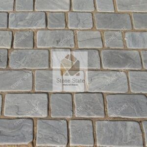 Natural Grey Long Brick Small Square Exterior Flooring Paver Stone
