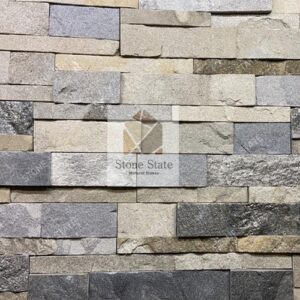 Navy Grey Sandstone Mosaic Wall Cladding