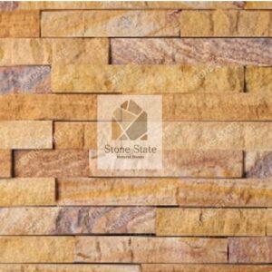 Rainbow Sandstone Mosaic Wall Cladding