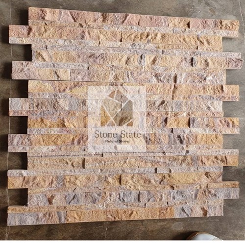 Rainbow Sandstone Mosaic Wall Cladding - Image 4