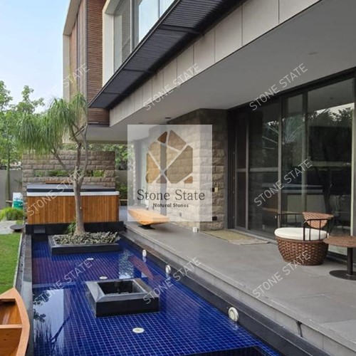 Sagar Black Rock face Sandstone Wall Cladding - Image 3