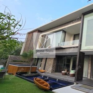 Sagar Black Rock face Sandstone Wall Cladding