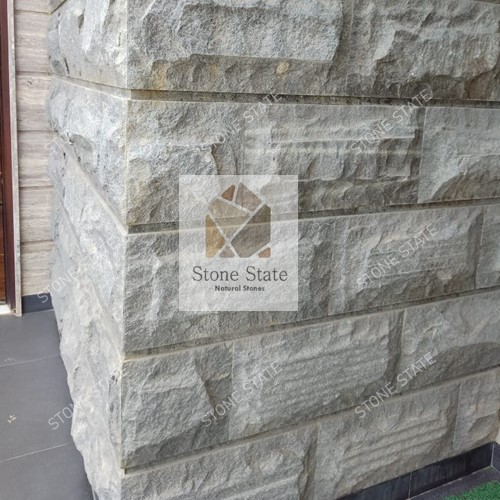 Sagar Black Rock face Sandstone Wall Cladding - Image 4