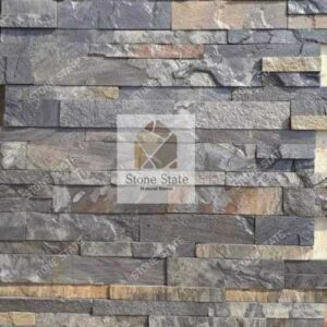 Sagar Black Sandstone Mosaic Wall Cladding