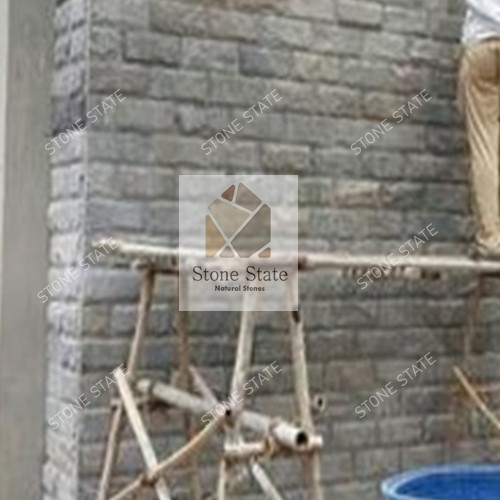 Sagar Black Rock face Sandstone Wall Cladding - Image 6