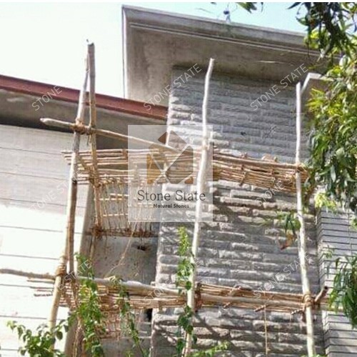 Sagar Black Rock face Sandstone Wall Cladding - Image 5