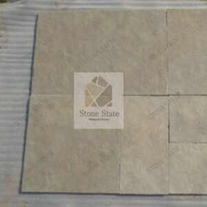 Yellow Lime Stone Natural Surface Garden Side Flooring
