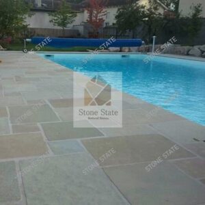 Yellow Lime Stone Natural Surface Multi Size Pool Deck Flooring Flooring