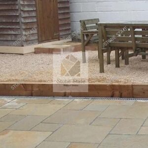 Yellow Lime Stone Natural Surface Size Outdoor Flooring
