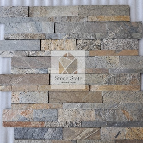 Zeera Green Quartzite Mosaic Stone Wall Cladding - Image 2